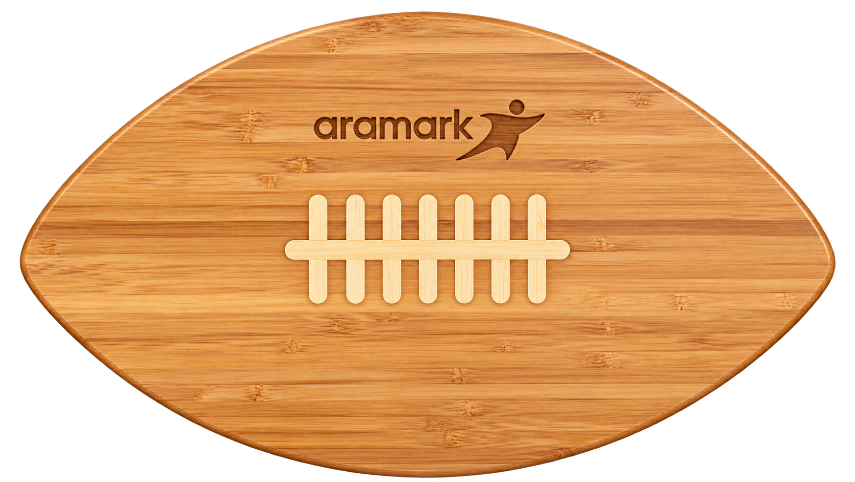 Bamboo Cutting Board - Football 