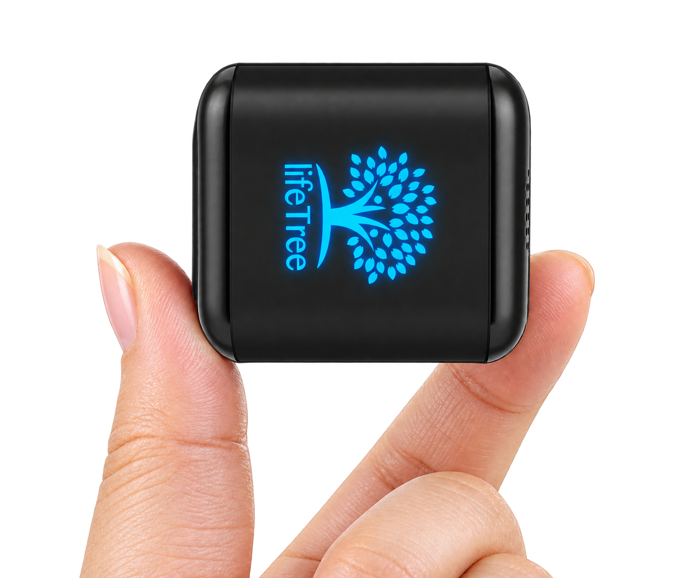 Mini Cube Bluetooth Speaker with Luminous Logo