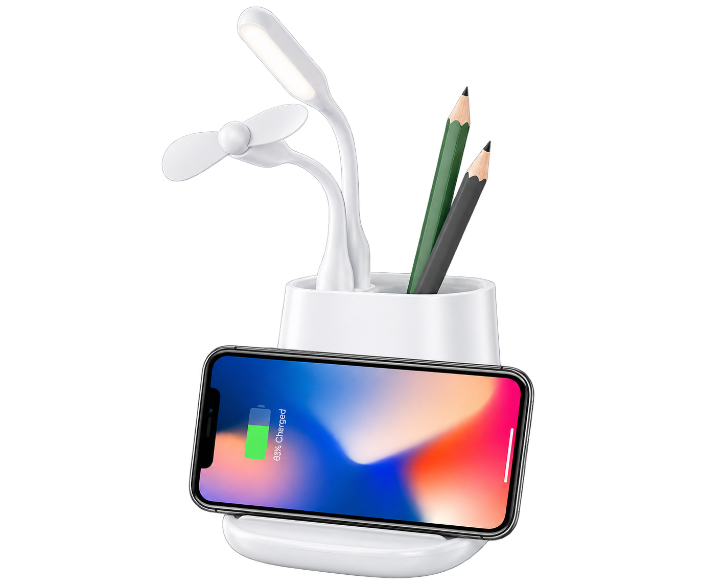 Wireless Charger with USB Hub