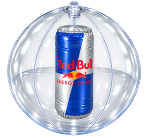 Inflatable Beach Ball with Custom Bottle