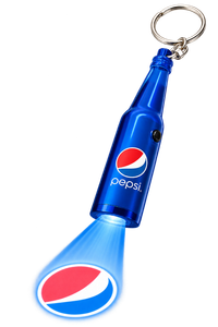 "Bottle" Shape LED Key-Light w/ Logo Projection