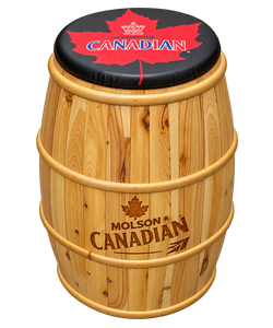 Wood Barrel Stool