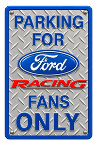 Tin Tacker Sign - Parking Sign