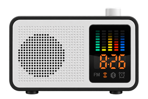 Retro Radio Bluetooth Speaker & Clock