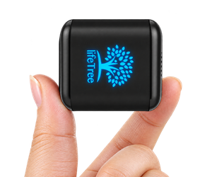 Mini Cube Bluetooth Speaker with Luminous Logo