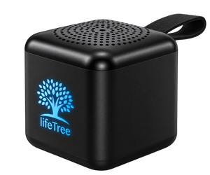 Mini Cube Bluetooth Speaker with Luminous Logo