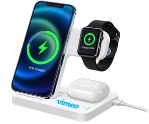 Foldable 3-in-1 Wireless Charger