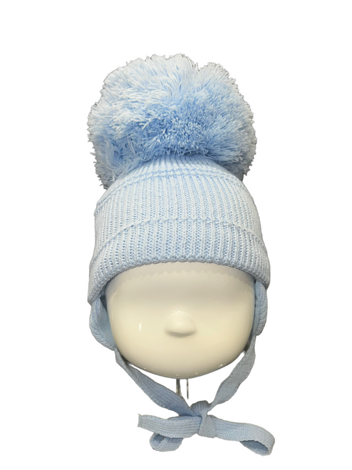 Blue Bobble hat