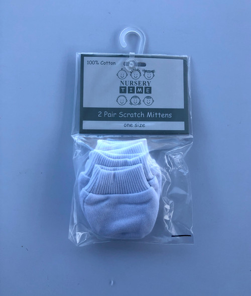 Premature scratch mitts white