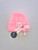 Diamanté beanie hat pink