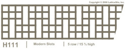 Decorative Lattice Panel: Pattern H111