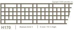 Decorative Lattice Panel: Pattern H170