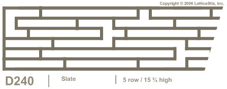 Decorative Lattice Panel: Pattern D240