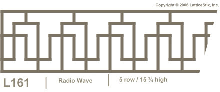 Decorative Lattice Panel: Pattern L161