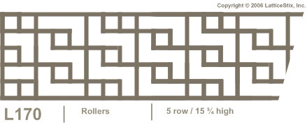 Decorative Lattice Panel: Pattern L170