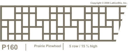 Decorative Lattice Panel: Pattern P160