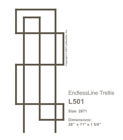 EndlessLine Plant Trellis: Pattern L501