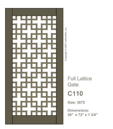 Full Lattice Gate: Pattern C110