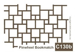 C130b - Pinwheel Bookmatch