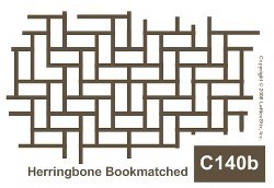 C140b - Herringbone Bookmatch