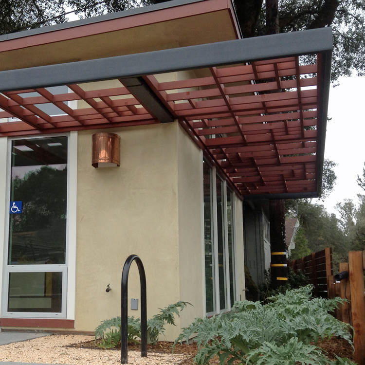 Overhead Panels and Shade