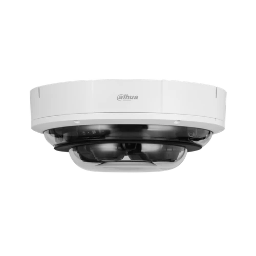 DAHUA DH-IPC-PDBW82041-B360-S2 WZM IP WHT HUMAN/VEHICLE DET 360° PANO 4X5MP DOME CAM DWDR PLAS/MET 2.8-12MM MOT VF LENS 4X ZM IR 30M POE+ IP67 1 CH 1 CH ALM/I3 ALM/O2 UPTO 256GB SD IK10 12VDC