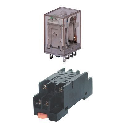 12VDC 10Amp Din Mount Relay & Base