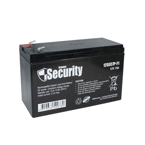 12V 7Ah Security Rated Battery