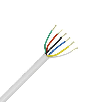 6 Core 14 Strand Alarm Cable 100m Roll WHITE