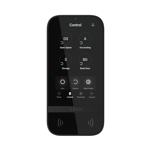 AJAX Touchscreen LCD Keypad 2-Way 915MHz