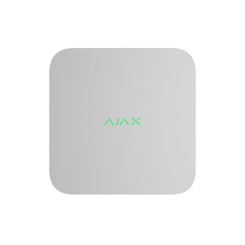 AJANVRHAC8W 134502 Ajax NVR 8-Channel Network Video Recorder - White AJANVRHAC8W Ajax NVR is a white 8-channel network