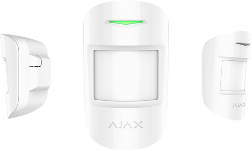 AJAX MotionProtect Plus Jeweller Dual-Tech PIR + Microwave Motion Detector White