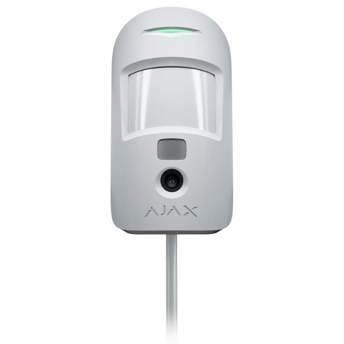 AJAX MotionCam PhOD Fibra Wired Pet Immune PIR Camera White
