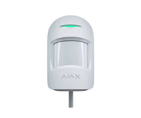 AJAX Superior MotionProtect Fibra Wired Pet Immune PIR Detector White