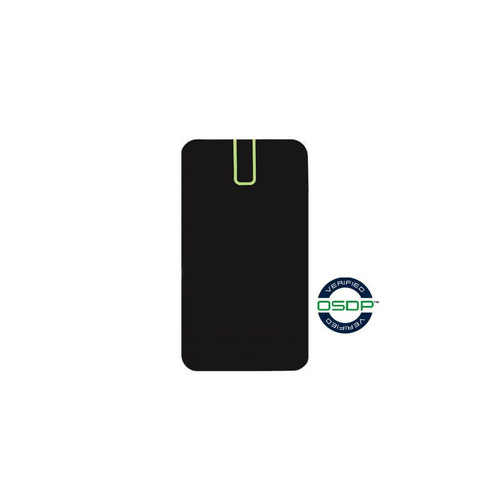 ASTUTO HIGH LEVEL ENCRYPTED MINI READER BLACK COMPATIBLE WITH ALL ASTUTO PRODUCTS OSDP/ WIEGAND/ RS232 IP65 9-15VDC