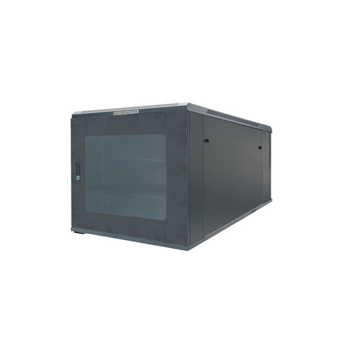 Datamaster 6RU Hinged Wall Cabinet 550mm - Dimensions= 600W x 550D X 367H