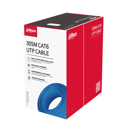 Cat6 Solid - 305m Roll- Blue