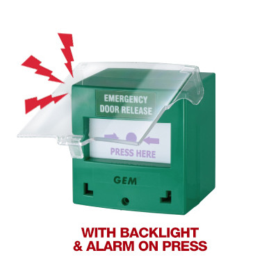 Green Backlit Alarmed Resettable
