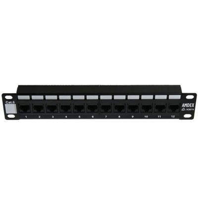 DA10 12 Port Cat-6 Patch Panel