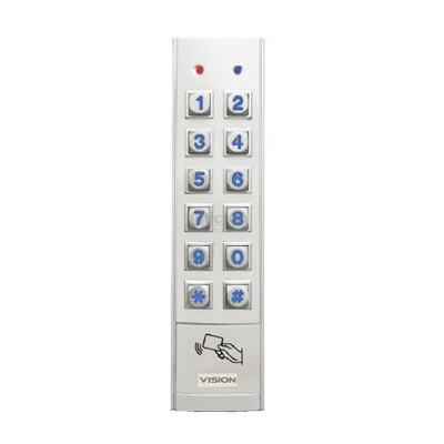Slim External Keypad With Built In Reader