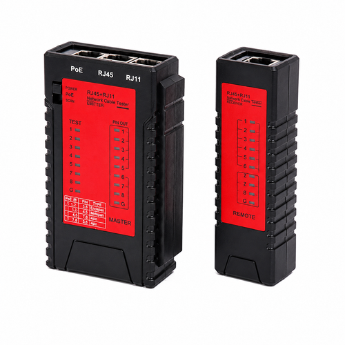 Cable Tester For Networks With PoE Support