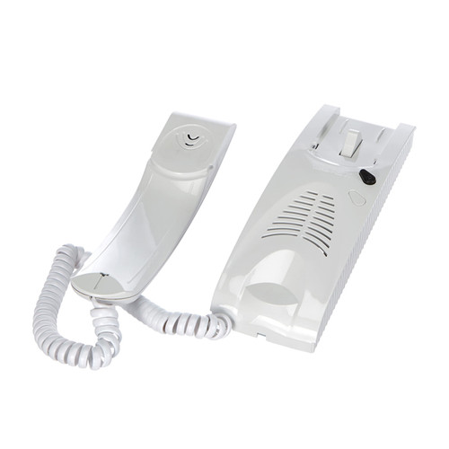 ELVOX 887U 5 WIRE UNIVERSAL WALL MOUNT AUDIO INTERPHONE HANDSET WHITE