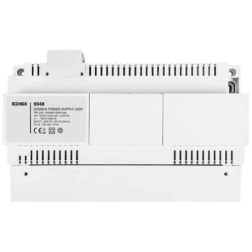 6948 Vimar Elvox Digibus Video Door Entry Power Supply Unit - 230 V 60 VA DIN Rail IP20