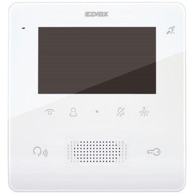 Elvox Due Fili Handsfree Monitor with 4.3" LCD display. Modern appeal. Inspired by the light and understated aesthetic