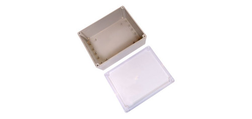 ABS Box 186 x 146 x 75 mm with Clear Lid - IP65