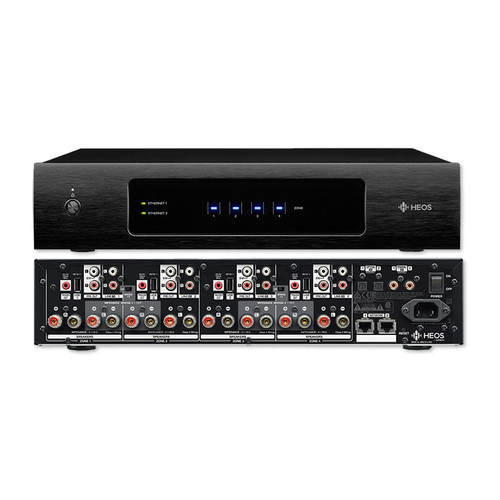 High Resolution Audio Support Designed by CI specialists for Custom Integration professionals Create 4 separate HEOS