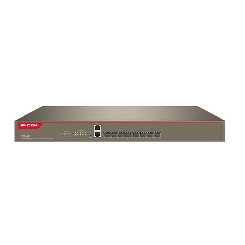 IP-COM 8PORT AGGREGATION SW NON-POE PLUS 8x 10G SFP/ FIBRE PORT L2 MANAGED BROWN 240VAC