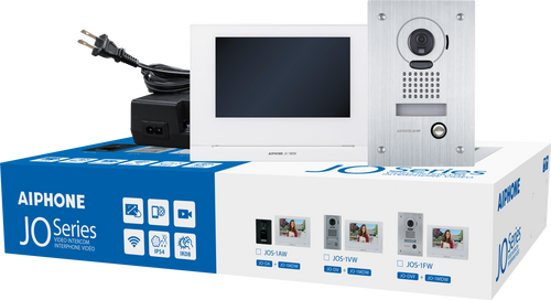 Aiphone 1to1 Wifi Kit Flush Stainless Qty1 JODVF Flush Stainless Camera Door Station Qty1 JO1MDW Handsfree 7" WIFI