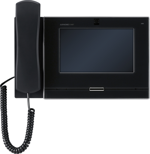 Aiphone IX Series - 7" Master Station With Handset, Black DC9IX-MV7-HB7, APH5935