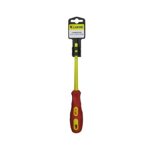 LANSD55125S Lancer 1000V Slotted Screwdriver - 5.5 mm x 125 mm
